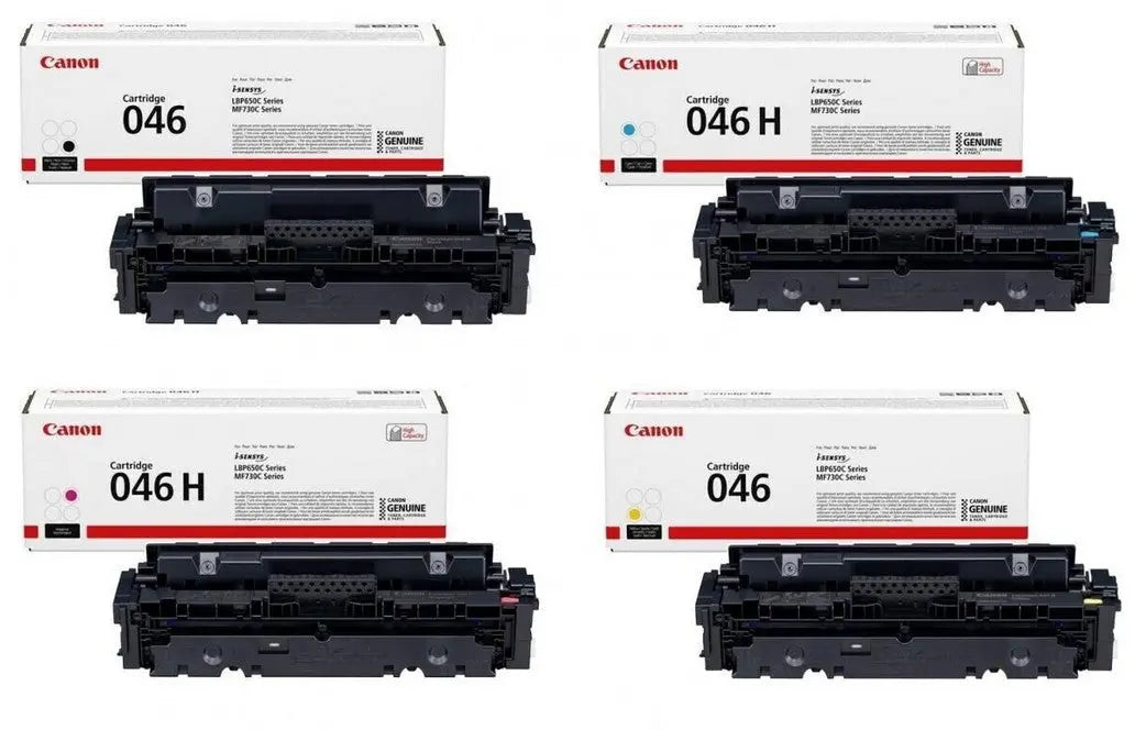 Canon 046H Toner Cartridge Set – CMYK 4-Pack for i-SENSYS Printers - ShopTonerShopToner