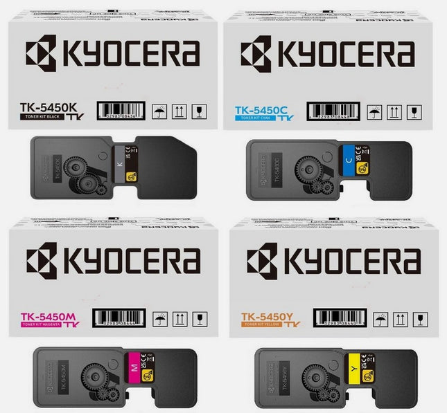 Original Kyocera TK-5450 Set 4 Toner ECOSYS MA 2600 cfx cwfx ECOSYS PA 2600