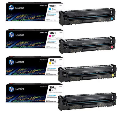 Original HP 207X Set W2210X-W2213X Toner LaserJet Pro M255 M282 M283