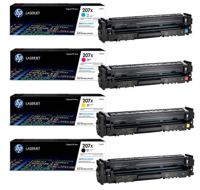Original HP 207X Schwarz W2210X Toner LaserJet Pro M255 M282 M283