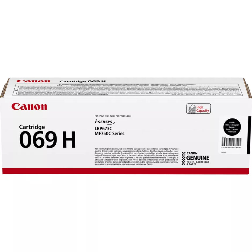 Original Canon 069 Schwarz Toner i-SENSYS MF752Cdw MF754Cdw LBP673Cdw