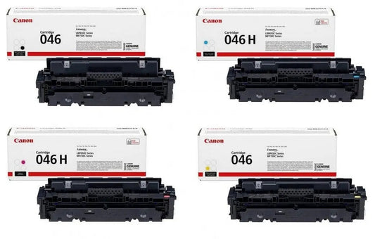 Canon 046H Toner Cartridge Set – CMYK 4-Pack for i-SENSYS Printers - ShopTonerShopToner