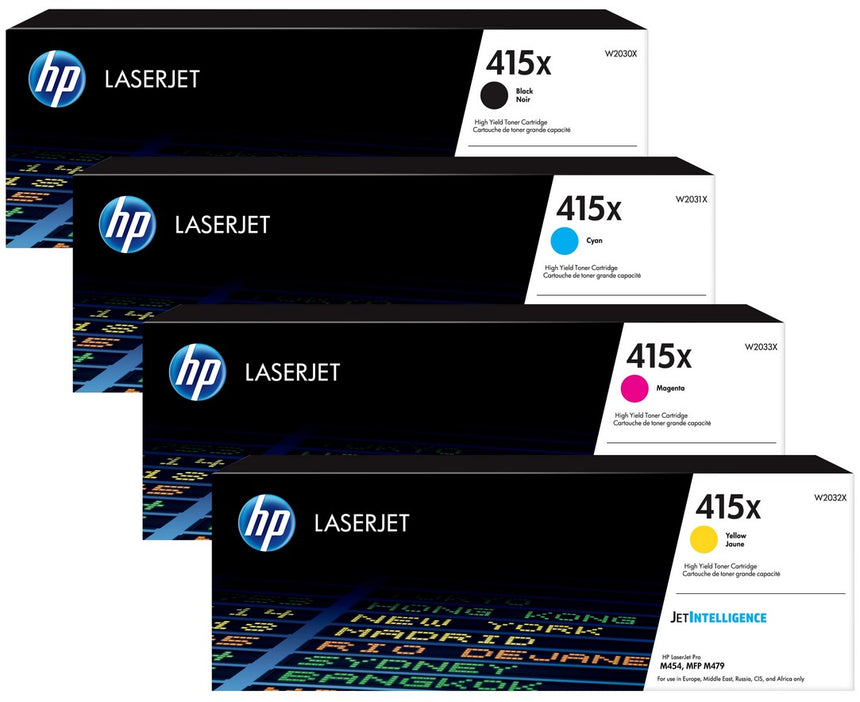 Original HP 415X Set Toner LaserJet Pro M454 M479